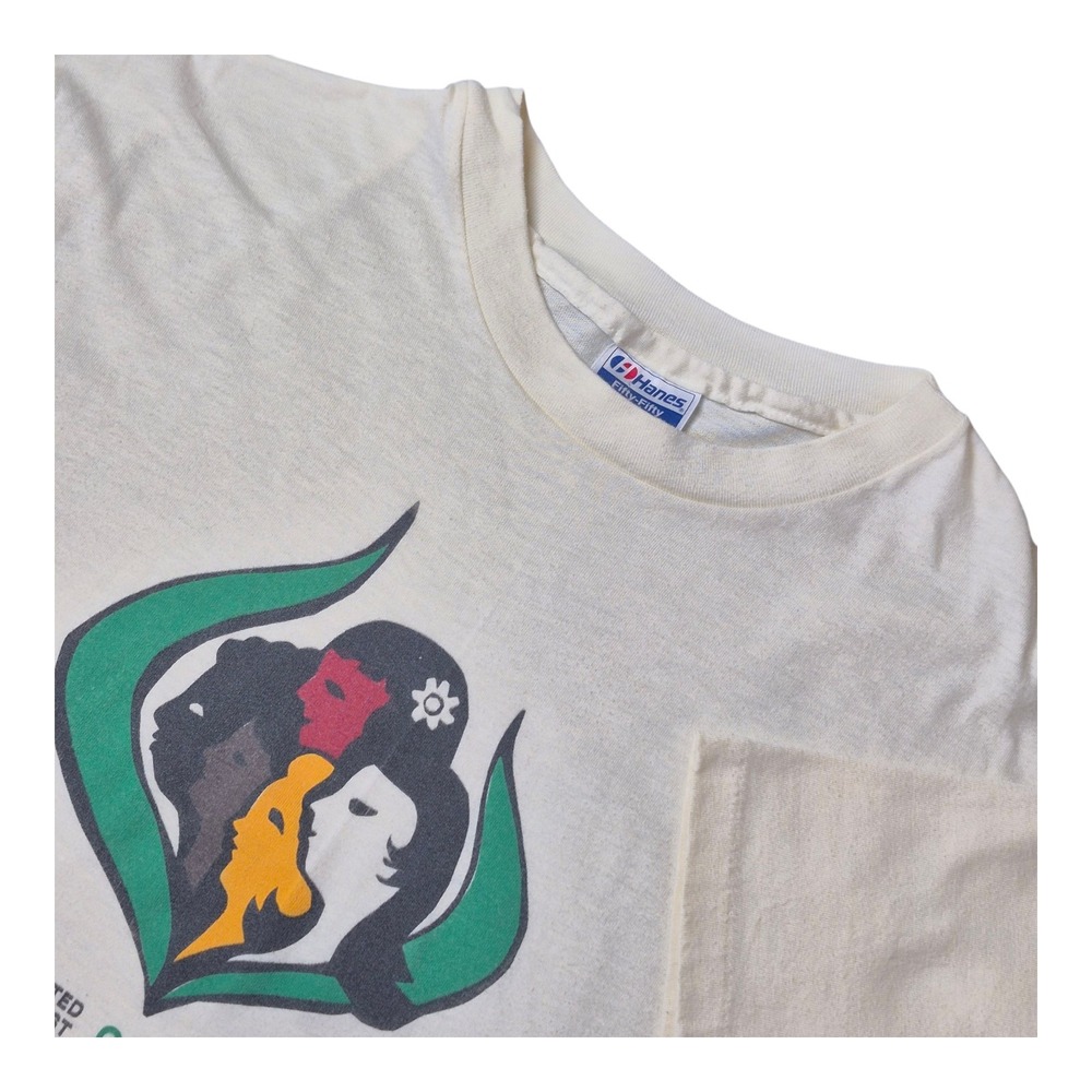 VTG Hanes Women's XL UMC Mission Graphic Tee Single Stitch Made USA 50/50